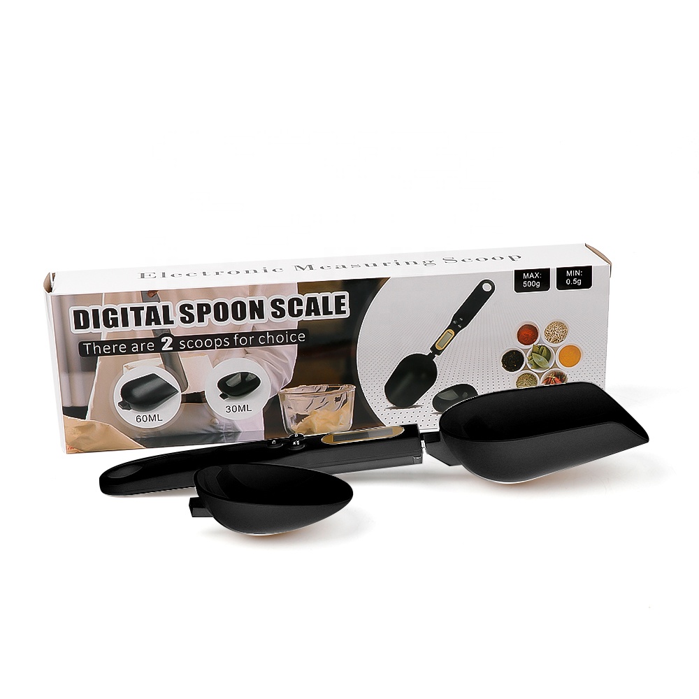 New Arrvial Kitchen Food Coffee Spoon Electronic Measuring Double Scoops Spoon Scale 500gx0.1g