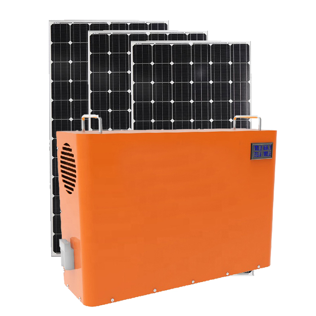 Недорогой Солнечный генератор, солнечные энергетические системы Offgrid Camp, зарядка 500 Вт 220 В, портативная электростанция с батареей Lifepo4 1KWH