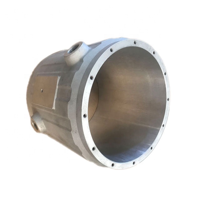 Polishing surface treatment aluminum alloy low pressure casting housing spare parts for medium bus