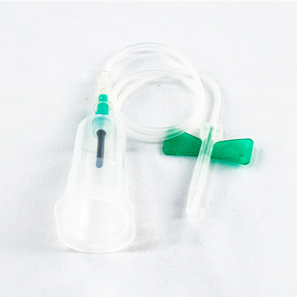 Medical safety vacuum blood sampling 23g disposable butterfly needle