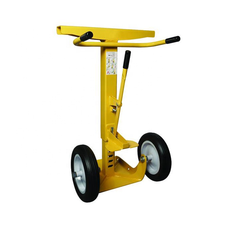 Trailer Stabilizing Jack, 100,000 lbs Static Capacity, Gas Activated Height Adjustment Method/Auto-Stand Plus Stabilizing Jack