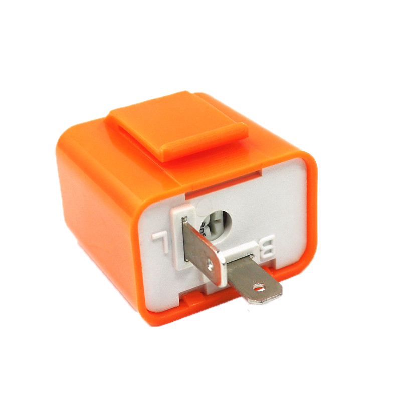 KKA-LF2P 12V 2PIN Светодиодный проблесковый маячок для мотоцикла указатель поворота, оболочки оранжевого цвета Регулируемый Тип
