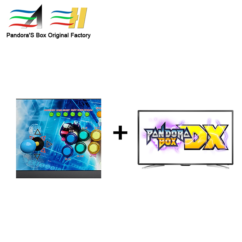 В наличии, семейная новейшая 3D аркадная игровая консоль Pandora Dx CX EX Walmart с кнопкой подсветки для компьютера, проектора, телевизора