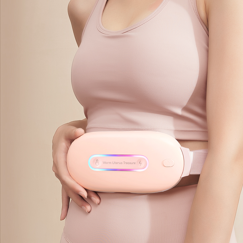 New Arrival Intelligent Waist Massager Belt Heating Relief Menstrual Pain Vibrating and Heating Massage Lumbar For Women For kid