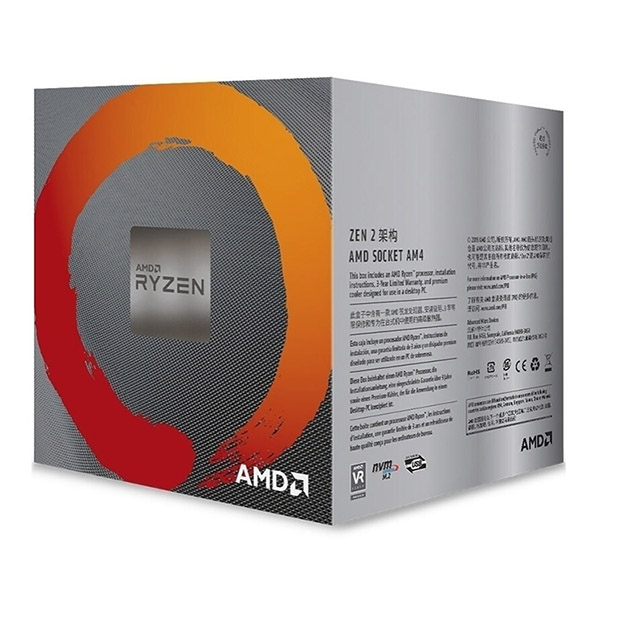 Процессор AMD R7 3700X/3500X/3600 R9 3900X для ПК третьего поколения, обработка R5 3600X(6 ядер, 12 потоков)