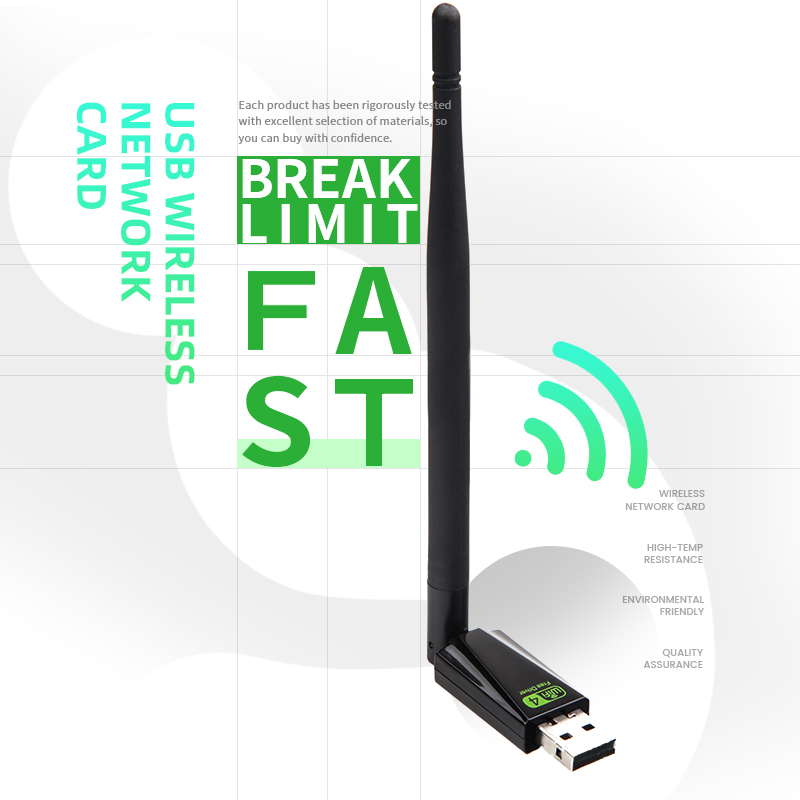 Совершенно новый продукт, Wi-Fi внешний антенный адаптер Usb 2,0, Wi-Fi донгл, Usb Wi-Fi сетевой адаптер