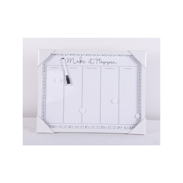 Wholesale Custom Dry Erase Calendar Magnetic Whiteboard Weekly Planner