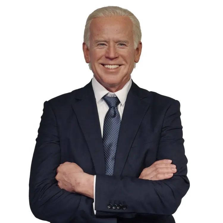 Лидер продаж, американский президент Джо биден, восковая фигурка в натуральную величину