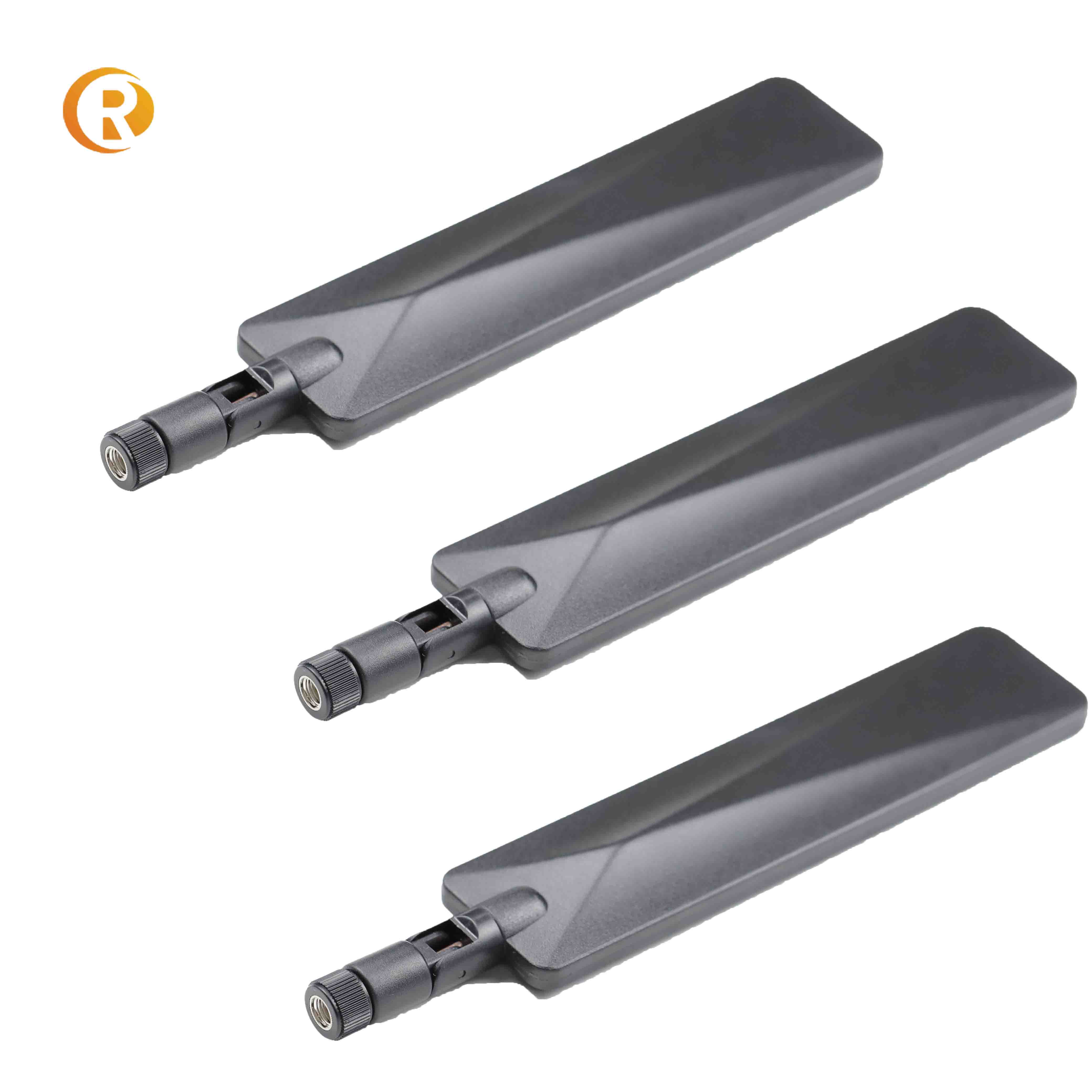 2.4 5G dual band wifi rubber antenna for router with SMA to IPEX pgtail cable