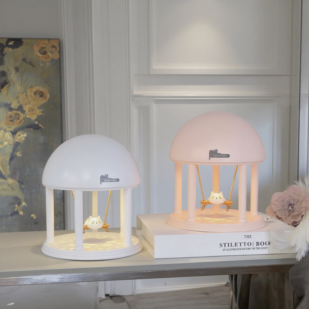 Antique Decorated Dimmable Desk Table Lamp | Color Changing Bedroom Aromatherapy Lamp for Living Room