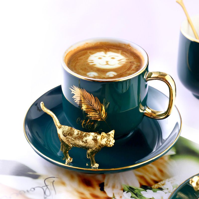 Fine Bone China Caneca Tasse Xicaras De A Cafe Cha The Ensemble Tazza Tazzina Tazzine Per Caffe Te Coffee Cup And Saucer Tea Set