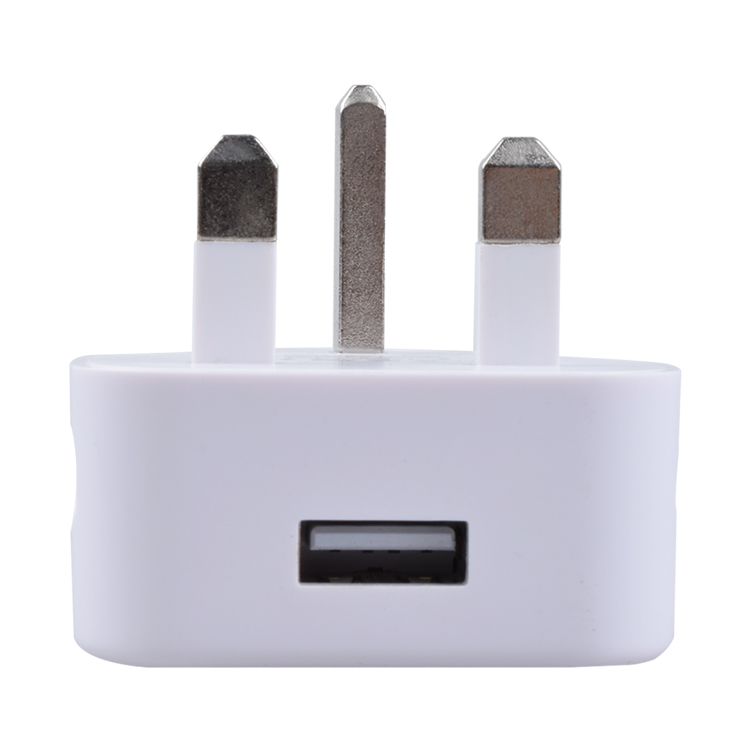 CE RoHS Сертифицированный для iPhone Samsung USB настенный штекер 3 Pin UK зарядное устройство
