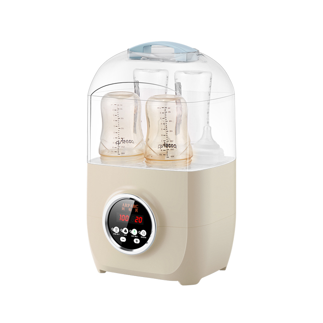 Smart 4-Bottle Baby Bottle Warmer and Food Heater Fast Warming LED Display Sterilizer with Drying Baby Food Warmer
