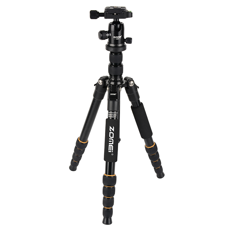 Zomei Q666 Профессиональный портативный видео камера штатив для DSLR шаровой головкой монопод