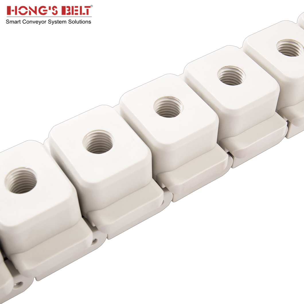 Hongsbelt F3000TD многогибкие пластиковые цепные конвейерные ленты Keel цепи