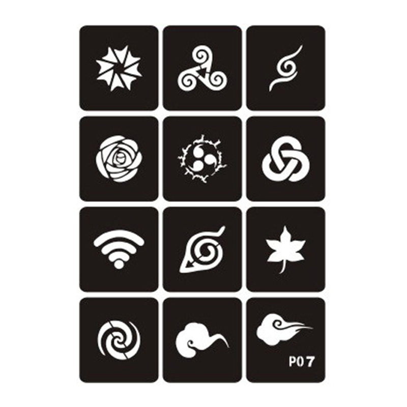 Top Low Price Great Variety Tattoo Stencil Manufacturers Cheap Wholesale Boutique Reusable Henna Stencil Tattoos