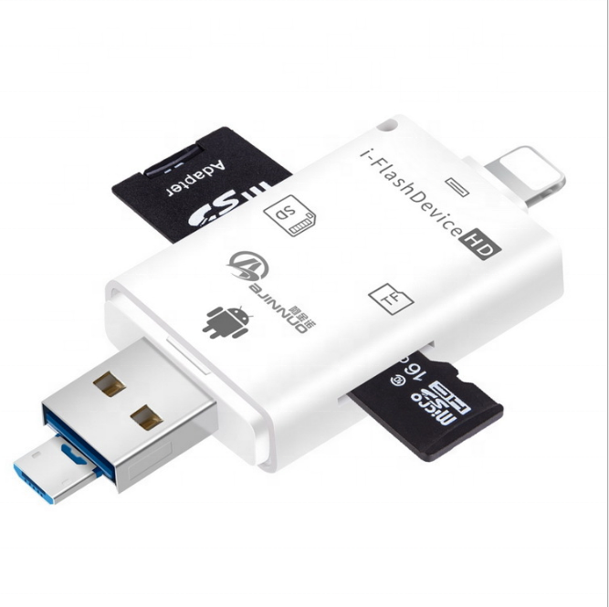 Все в 1 мульти памяти sd кард-ридер для usb iphone android
