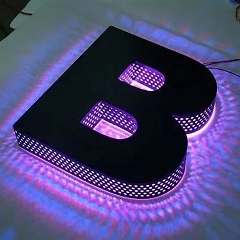 Custom 3D Backlit Letter Outdoor Signage Store Sign Led Decoration Light Advertising Backlit Letters