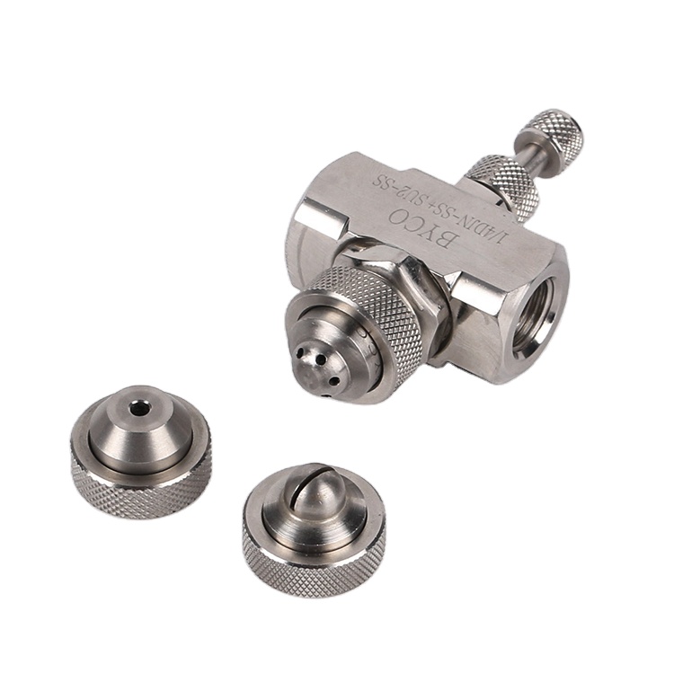 1/4 Female Bspt 303 Stainless Steel Air Atomizing Nozzle Agricultural Sprayer Spray Nozzles Water Spray Nozzle