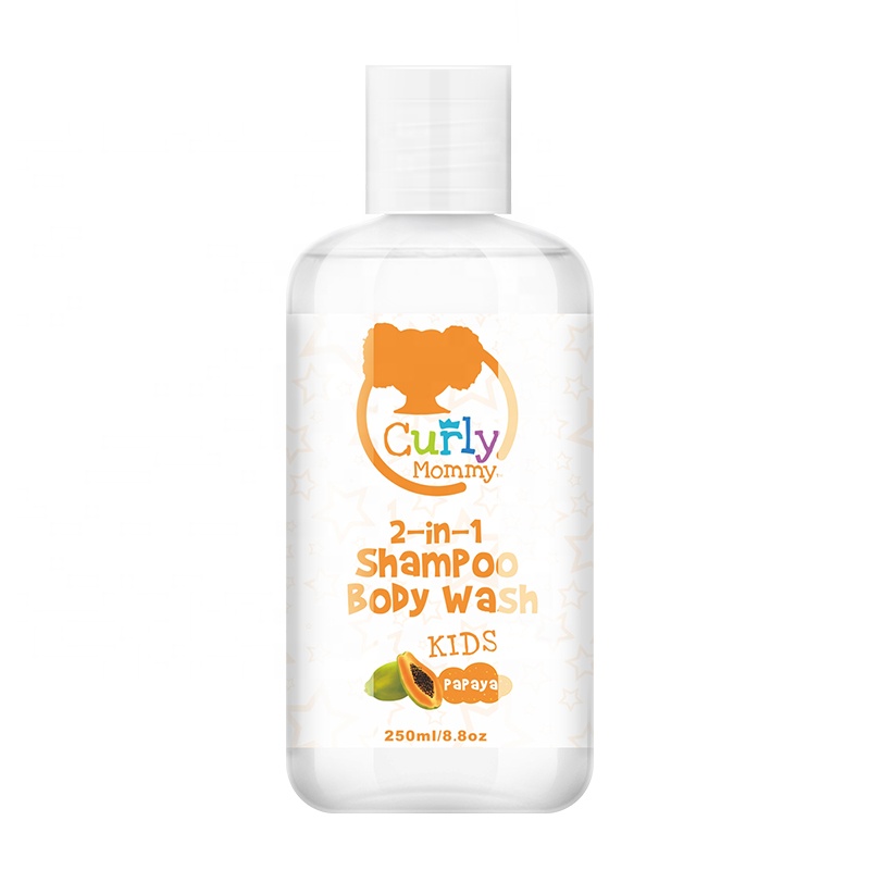 CURLYMOMMY метка частного назначения детский шампунь мягкий, не раздражает кожу без спирта