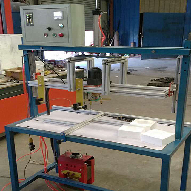 CE EPS cutter table CNC foam cutting machine digging round shape foam cutting