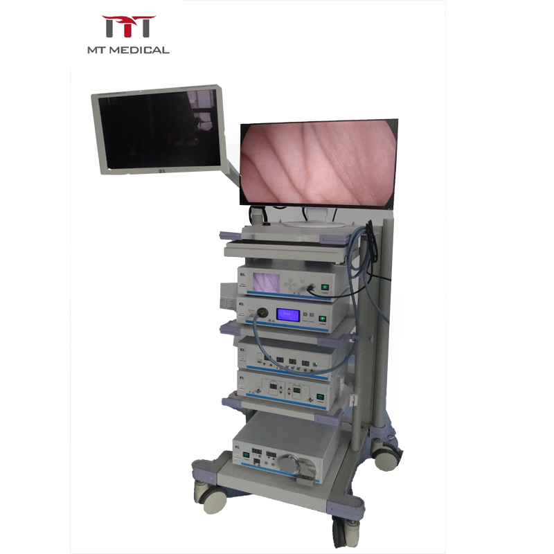 MT- medical 2021 Ex-factory price Camera cart perfusion pump complete set flexible endoscopy