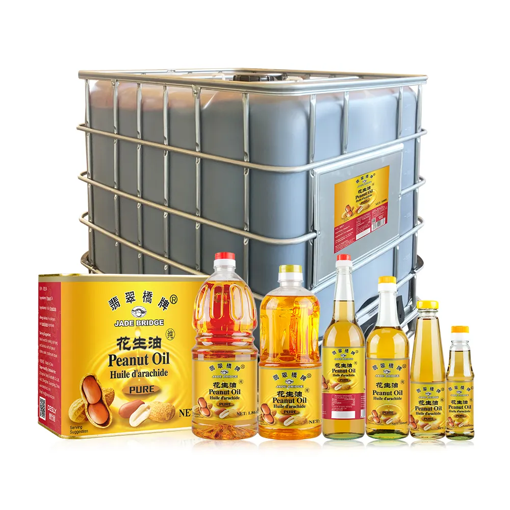 Direct Supply Chinese Seasoning Oil Essential Hot Press Oil Jade Bridge Peanut Oil Bulk Wholesale With Factory OEM Price