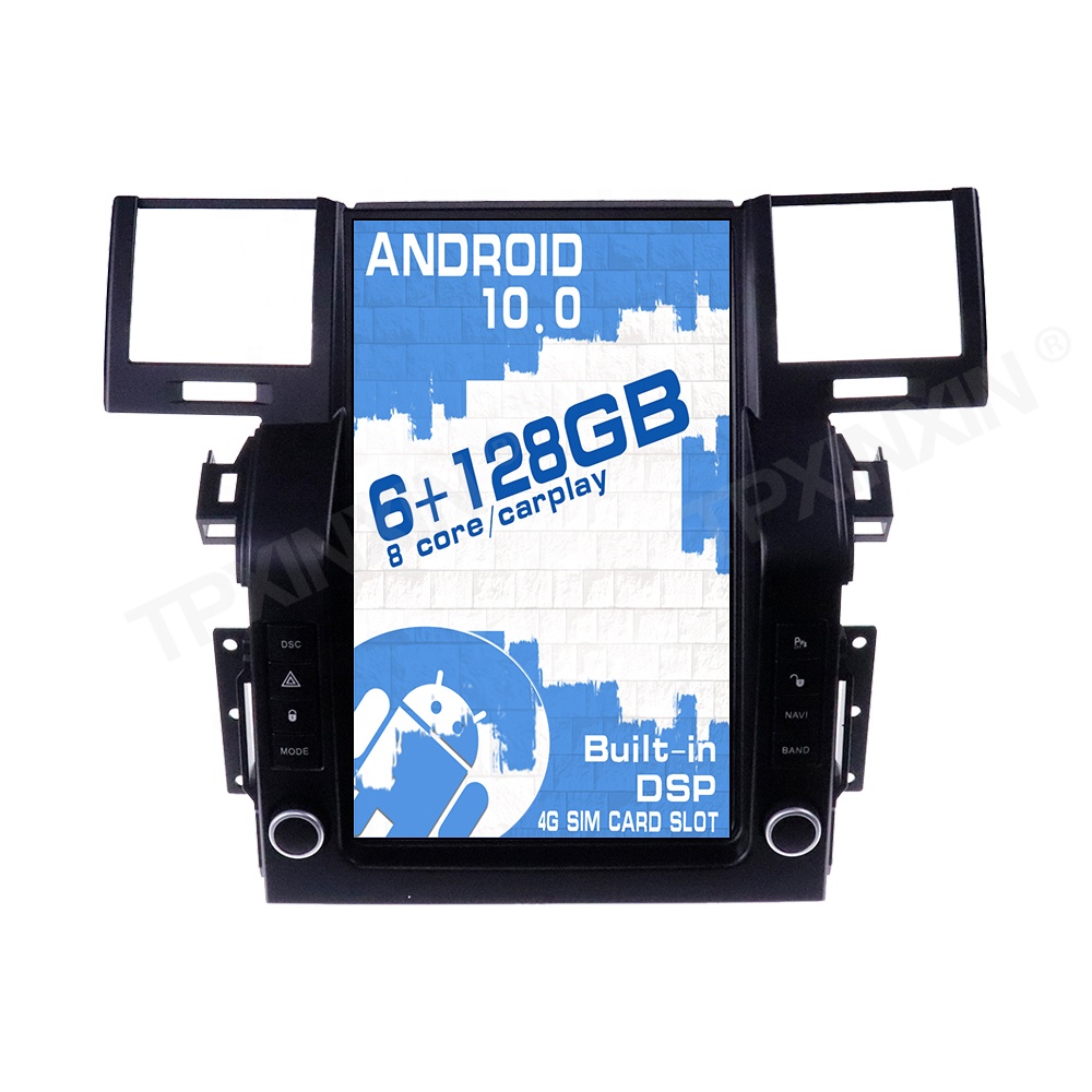 Автомагнитола для Land Rover Range Rover Sport 2005 - 2009 с сенсорным экраном Tesla, GPS-навигацией, Android, мультимедиа