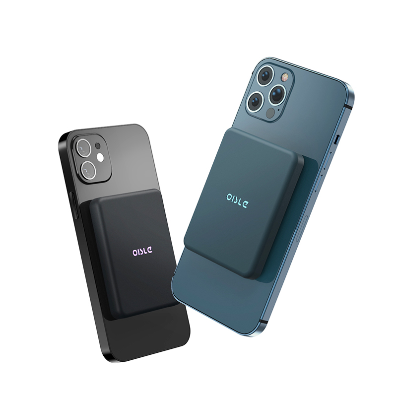 OISLE 4225mah Магнитный Беспроводной внешний аккумулятор для iPhone 12/12 mini/12pro/12pro max