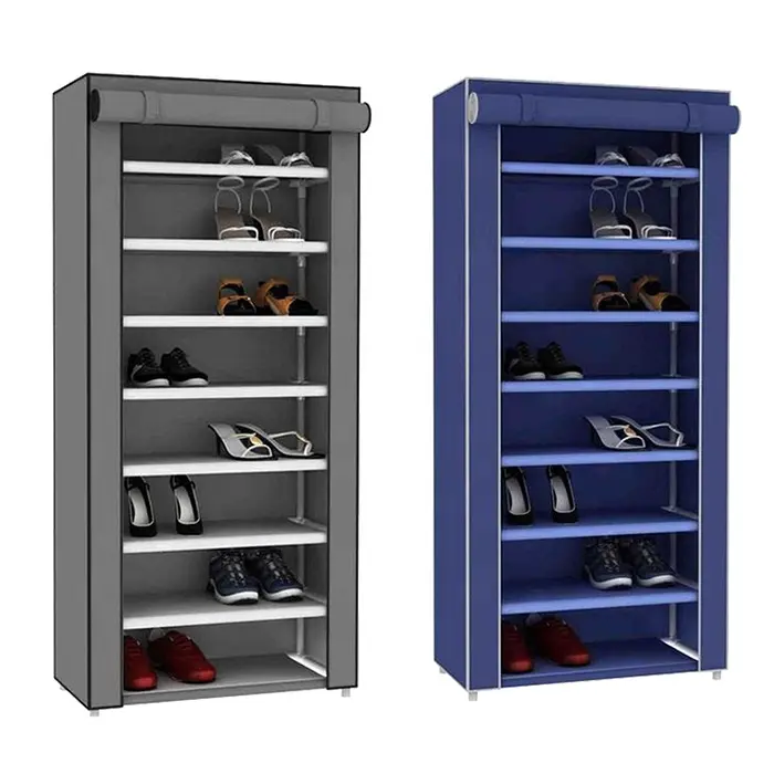 Factory Directly supply shoe holder portable shoe rack 8 layer multi-functional storage shelf
