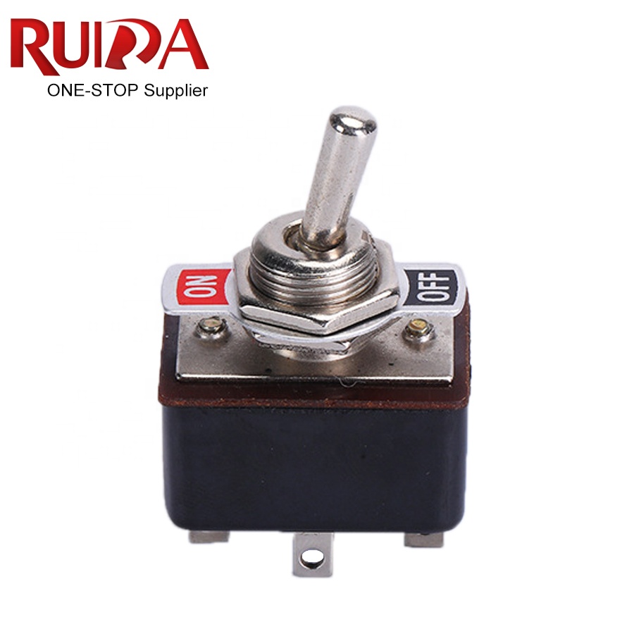 KN3-3 5A 125 В/3A 250 в 12 мм DPDT 2 позиционные вкл-ВКЛ 6-контактный тумблеры