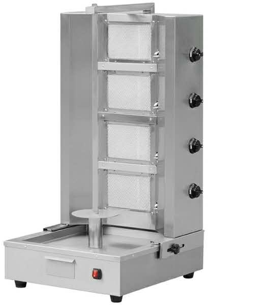 Gas shawarma machine with 4burner kebab making machine factory directly sale Discount