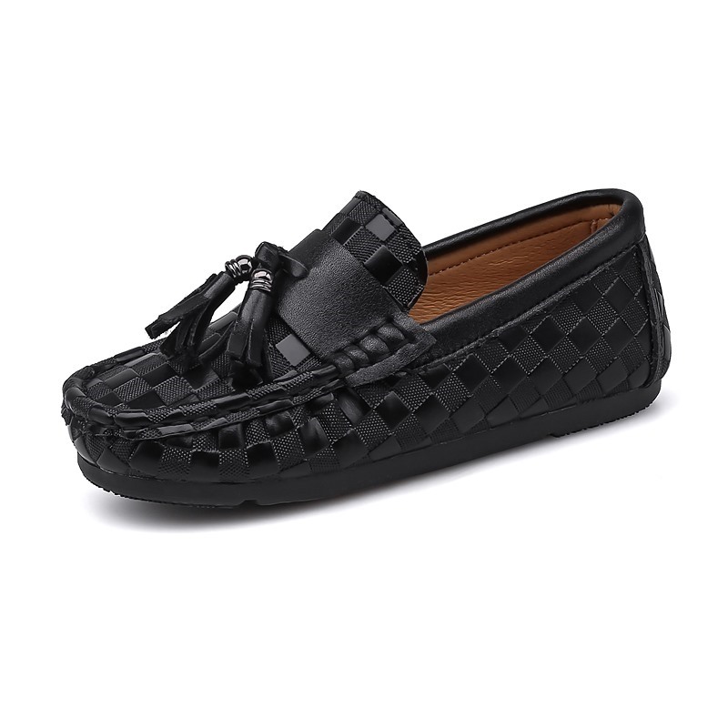 Genuine Leather Kids Formal Shoes Comfortable High Quality Material Loafers Children's Dress Shoes