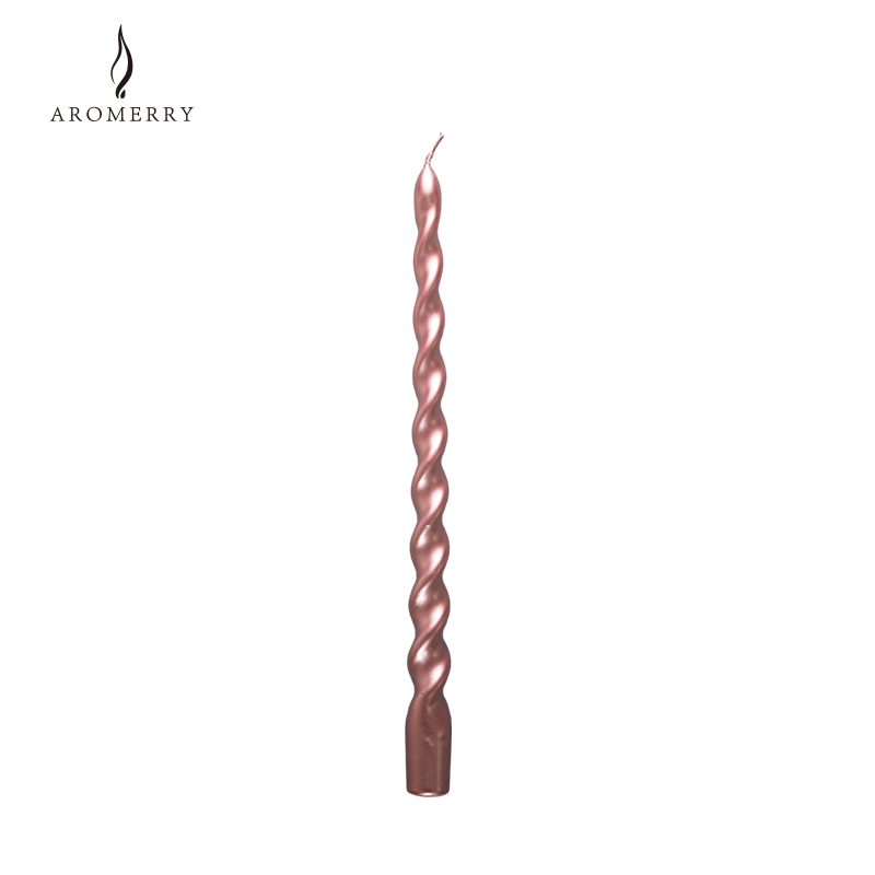 Stick Taper Pillar Candles Custom Unscented Birthday Soy Wax Long Ribbed Pillar Candles For Christmas Dinner Bulk