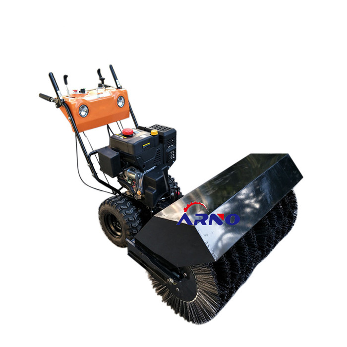 6.5HP ручной толчок резиновых шин дорожка снег уборочная машина трактор