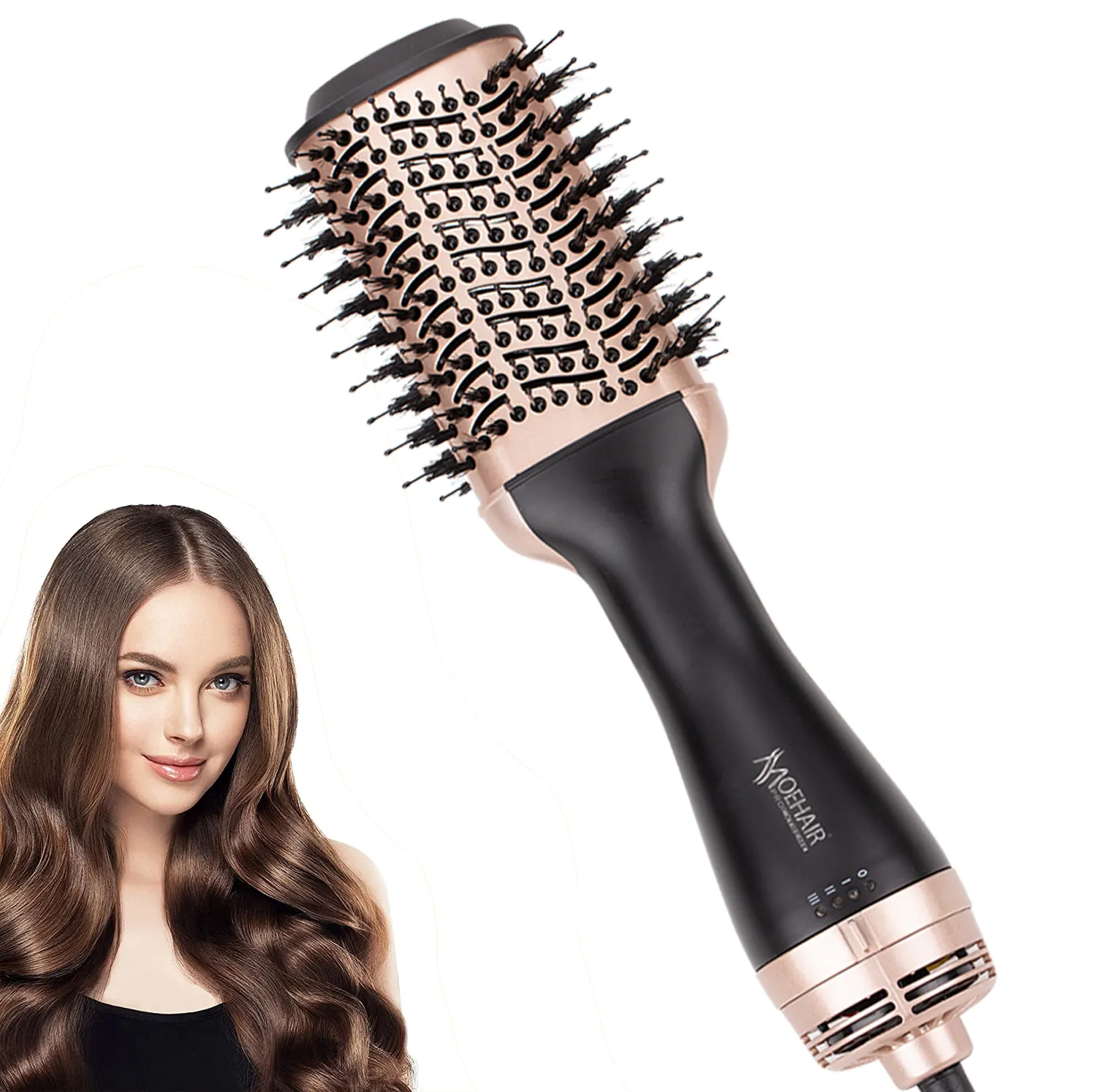 Hair Brush Hair Dryer 2022 New Arrival Professional Multifunctional 3 In 1 Hot Cold 1200W Blow Hair Straightener Curler Comb 1 Step Hair Brush Dryer