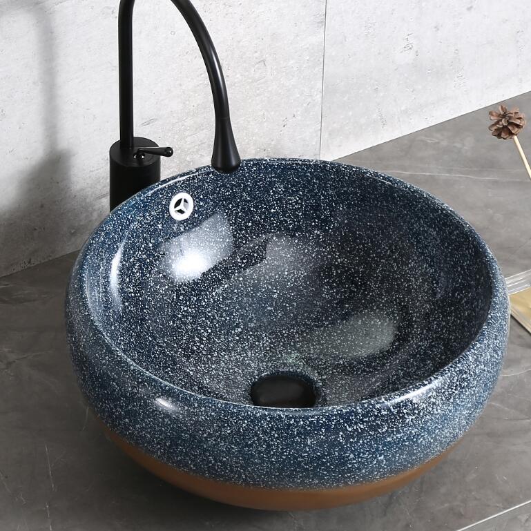 HY-5089 D32 marble basin wash hand basin bathroom sink counter top