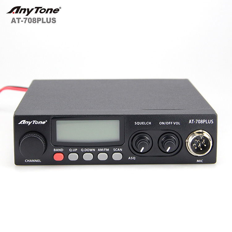 Морской радиоприемник Anytone AT708 Plus, 12 диапазонов AM, FM, 27 МГц, CB-радио, 600 каналов, кв-трансивер, вакинг-радио