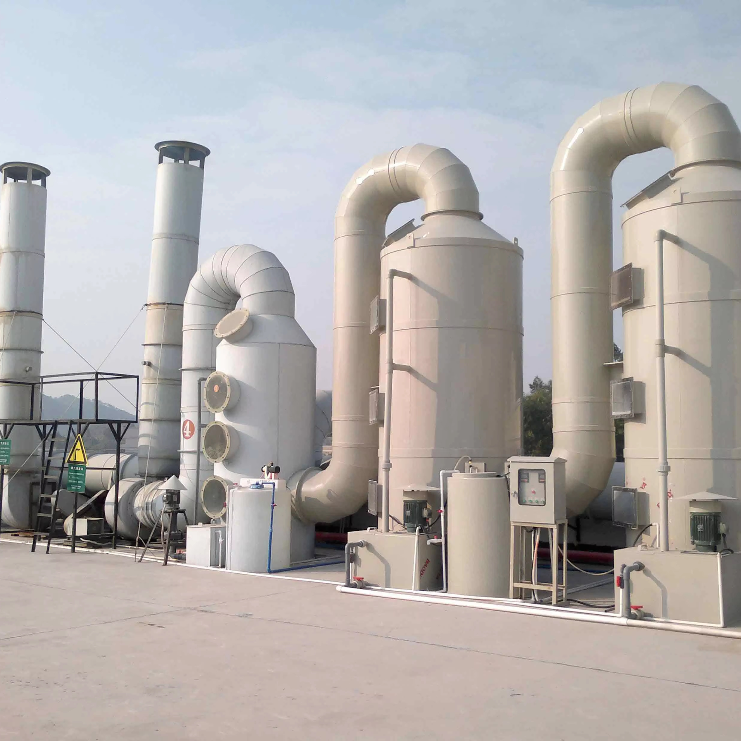 Industrial VOCs Organic Waste Gas Treatment Equipment Dry Filter Activated Carbon Adsorption Gas Disposal Machinery