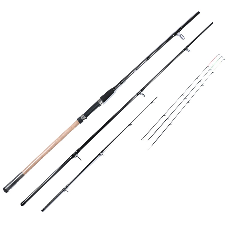 3.3/3.6/3.9 m carbon fly-fed rod straight handle far cast FEDER and followed by rod three rods slightly