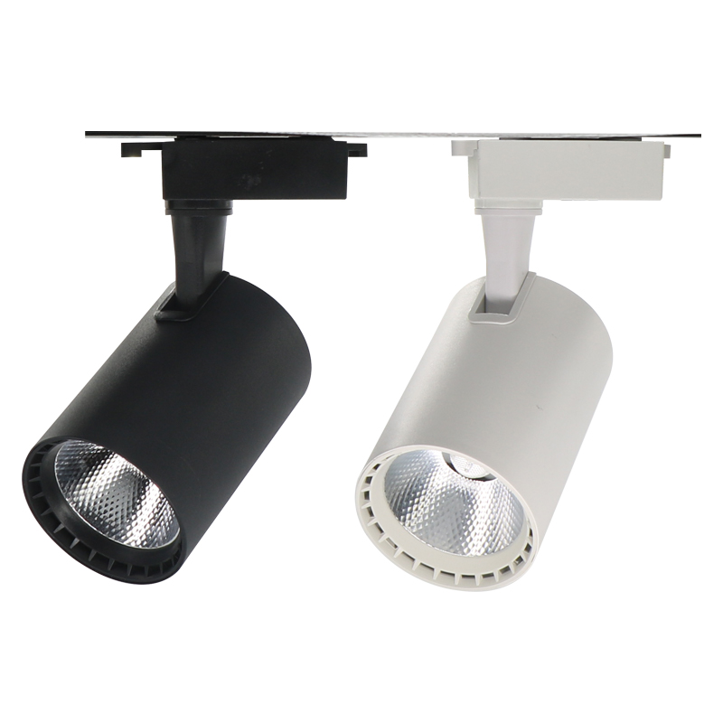 Modern commercial shop focus 10w 15w 20w dimmable adjustable COB spot ceiling linear led track lights housing