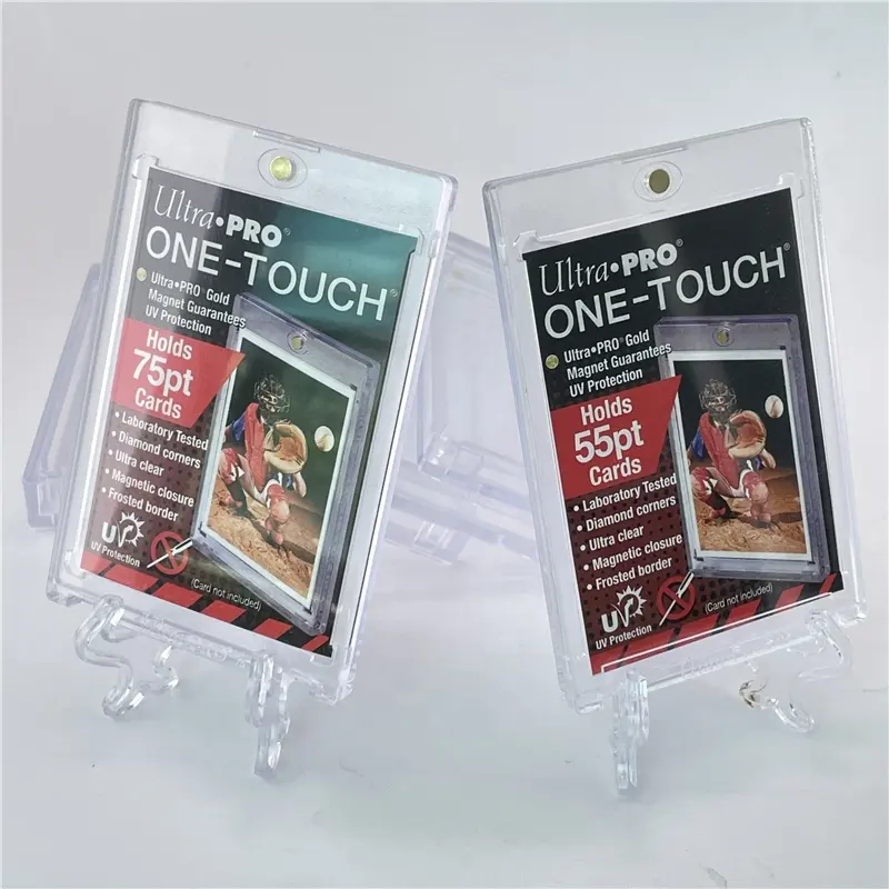Amazon Hot Sale One Touch Card Holder Anti Scratch Ultra Pro 35pt Magnetic Card Cases
