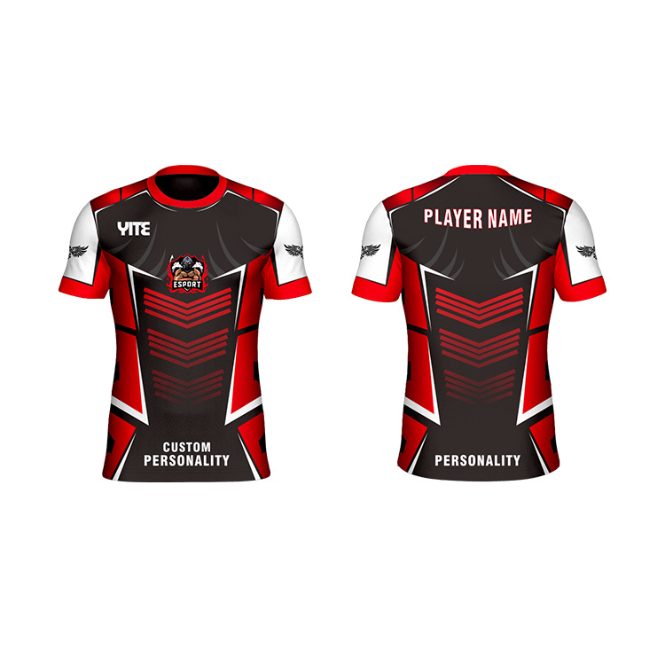 Top quality custom polyester esports jersey sublimation printed design esports jersey