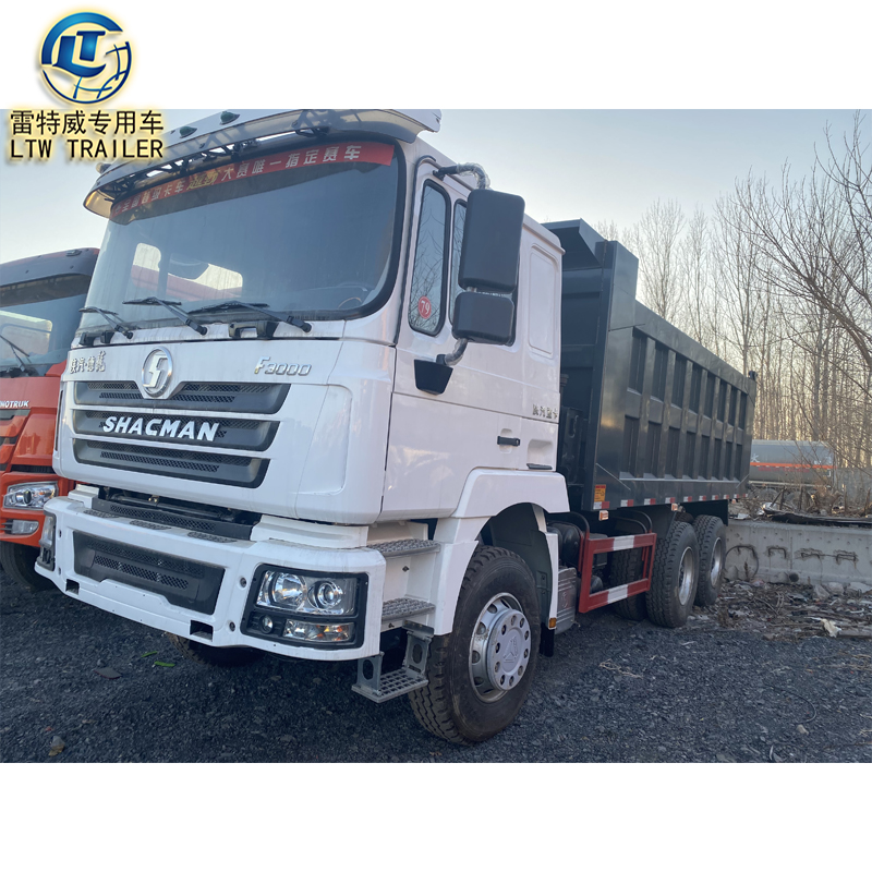 Schman f3000 euro2 weichai engine diesel fuel 6*4 8*4 used dump truck for sale