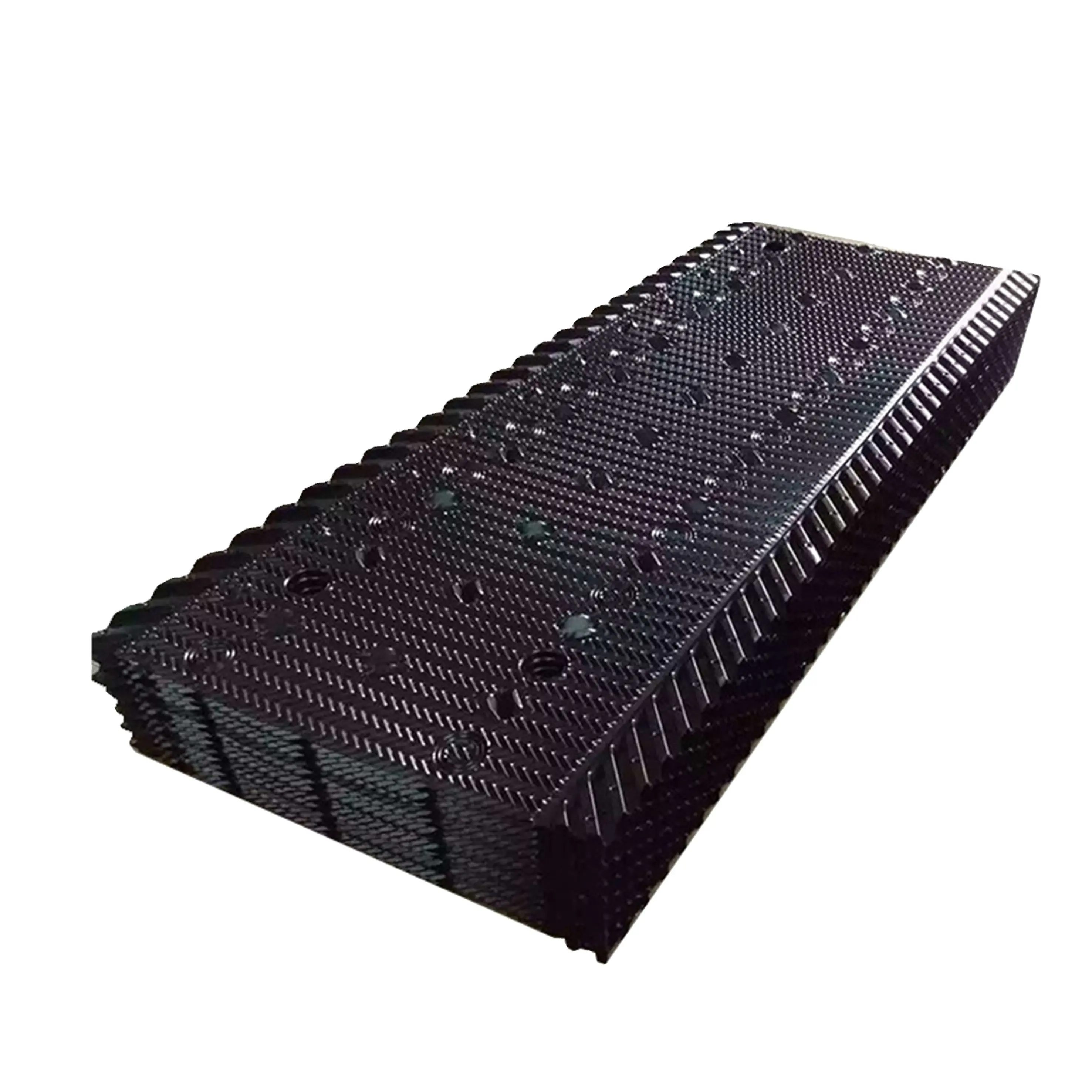 Pvc Fill Cooling Tower High Quality PVC Black Cooling Tower Mx75 Film Fill Media Material New 915mm 1220mm 1520mm Marley Cooling Tower Fill