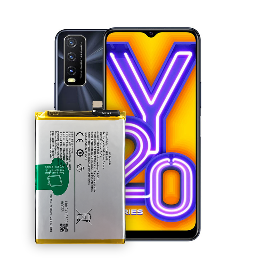 OEM B-O5 100% Original Li-ion Polyer Rechargeable battery For vivo Y20 Y20i Y12s 5000mAh