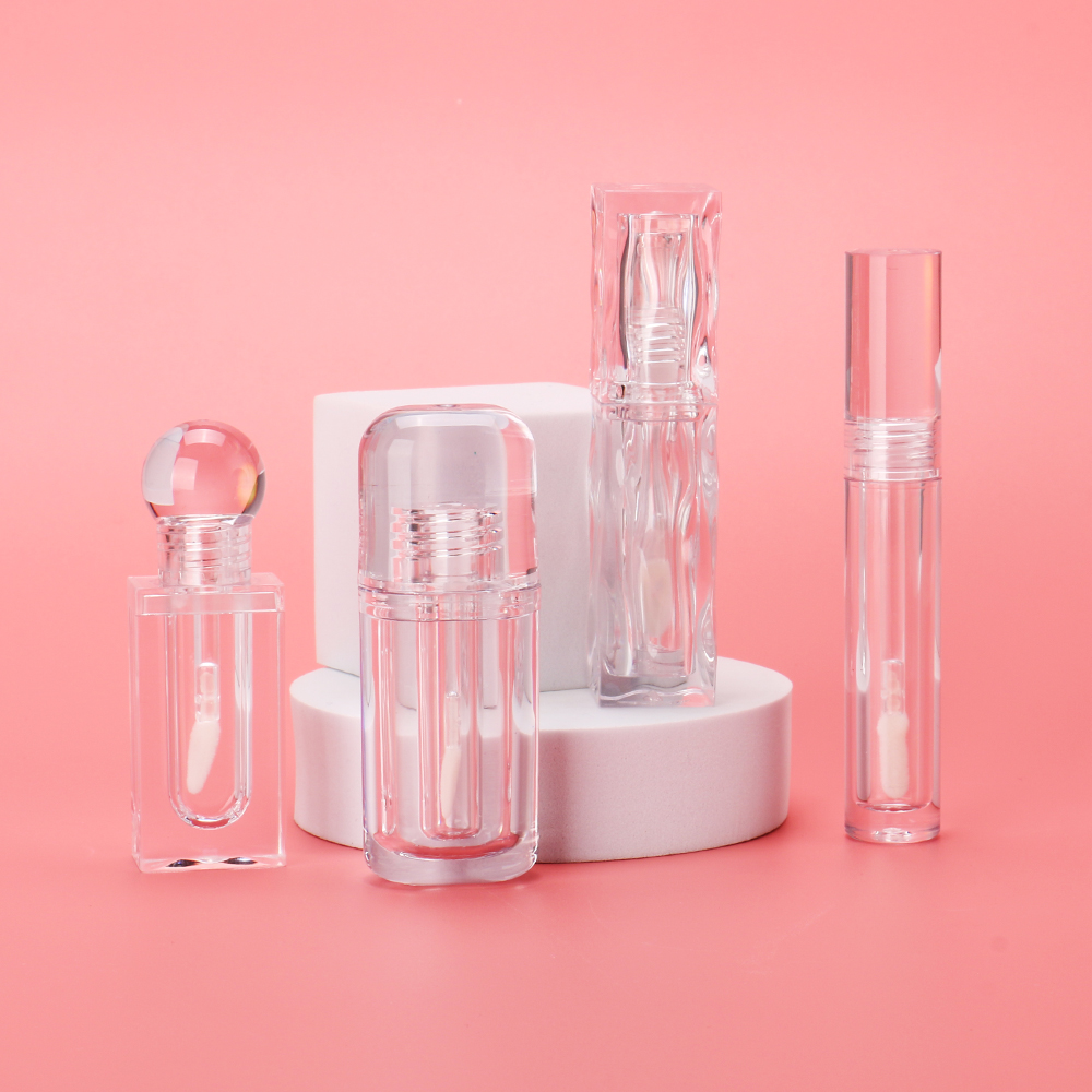 OMI Custom Clear lip Gloss Tubes Recyclable Lip Gloss Container Lipgloss Bottle Lipgloss Tubes With Custom Logo