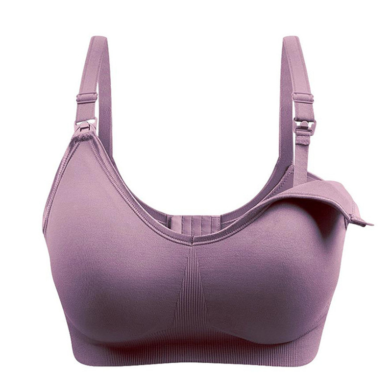 Baby Nursery Wirefree Sleeping Maternity Breastfeeding Bras Seamless Pregnancy Nursing Bra