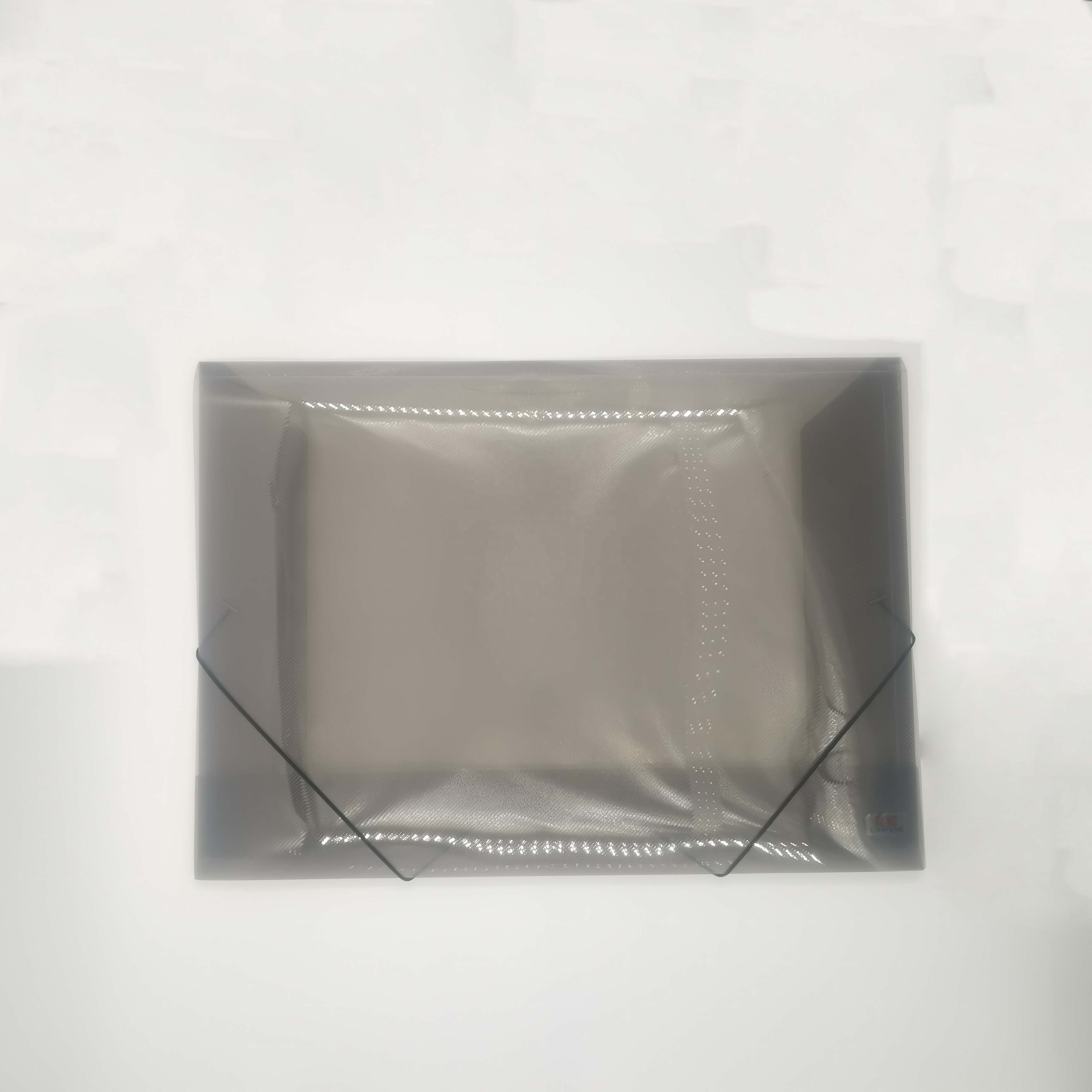 Promotional Oversized PP waterproof transparent A2 file folder with elastic Closure