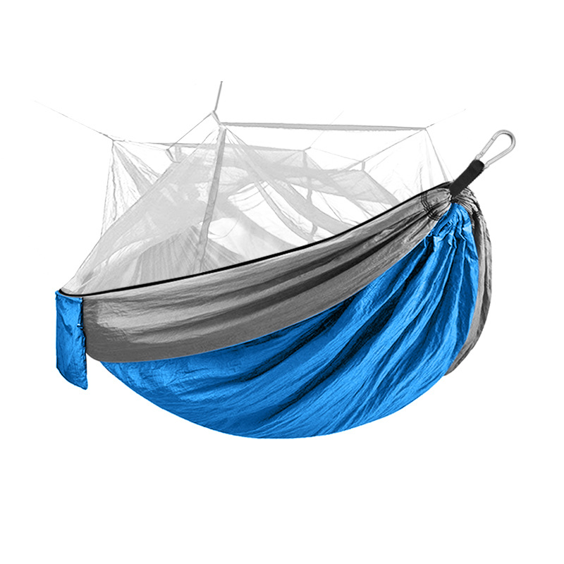 Outdoor Parachute Camping Nylon Tent Hammock With Mosquito Net